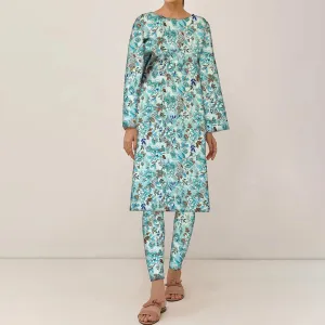 2PC- Unstitched Digital Printed Linen Suit PW9470