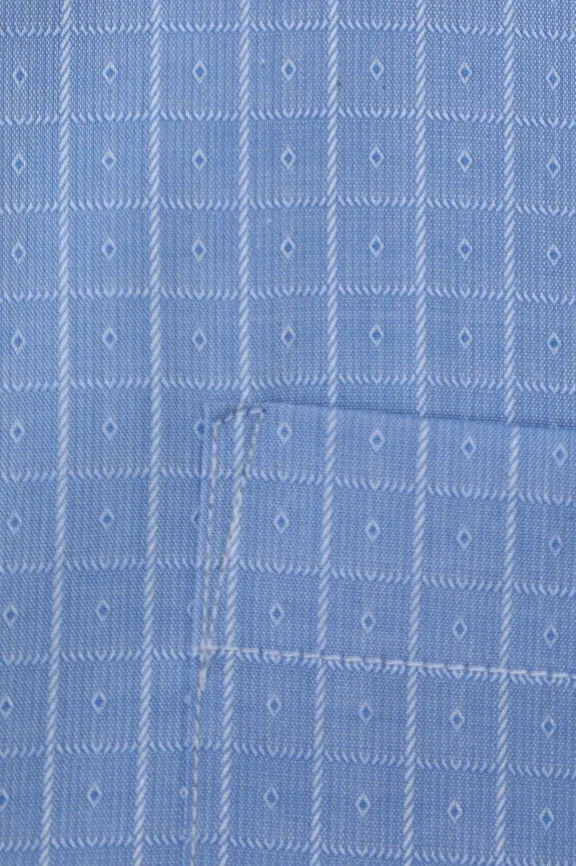 Blue Check Formal Shirt
