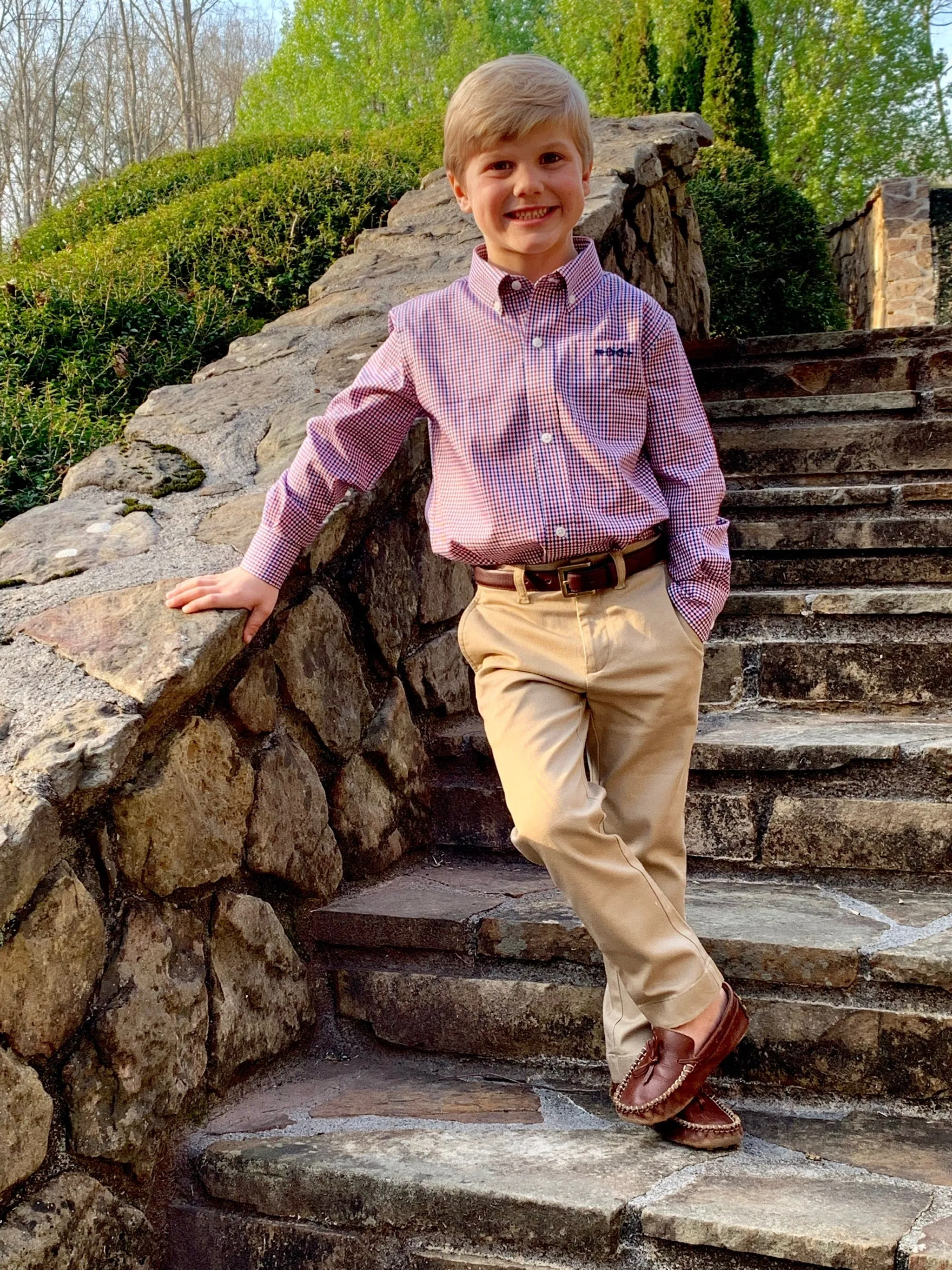 Bowen Arrow Button Down – Patriot's Point Plaid