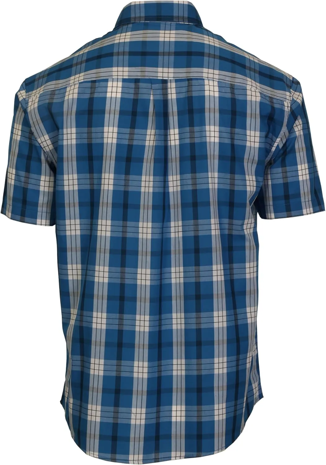 Gioberti Men's Short Sleeve Plaid Shirt