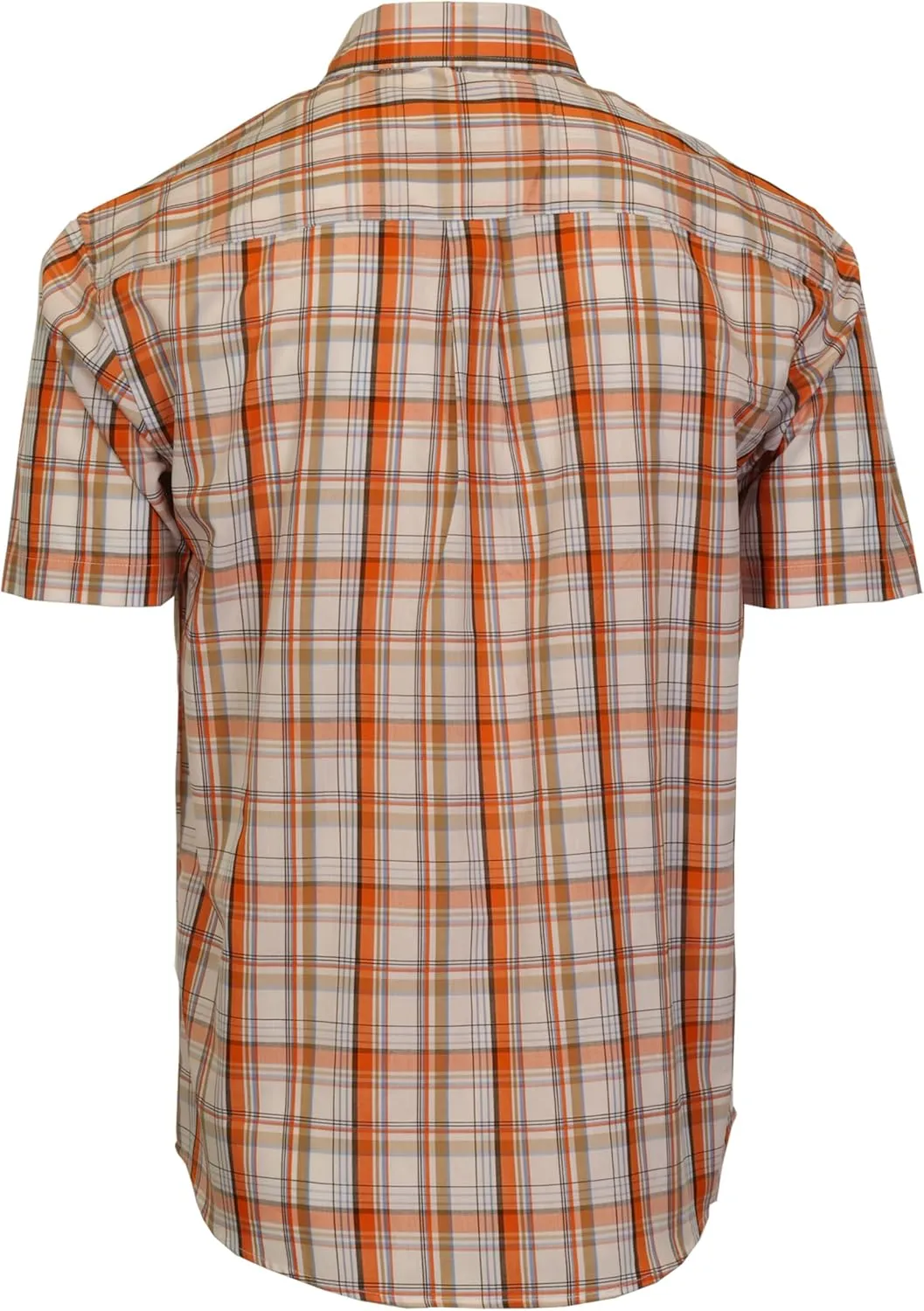 Gioberti Men's Short Sleeve Plaid Shirt