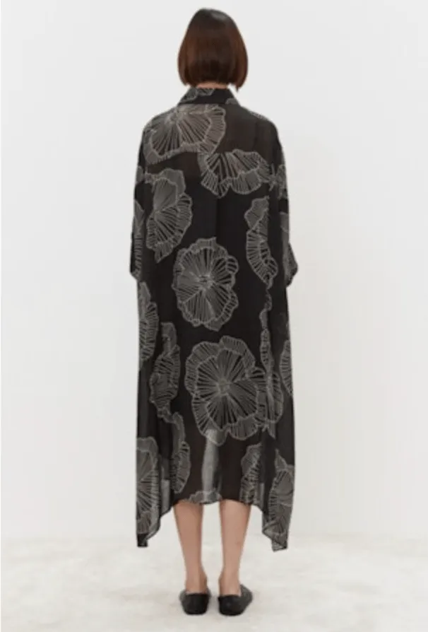 Graphic Floral Print Dress