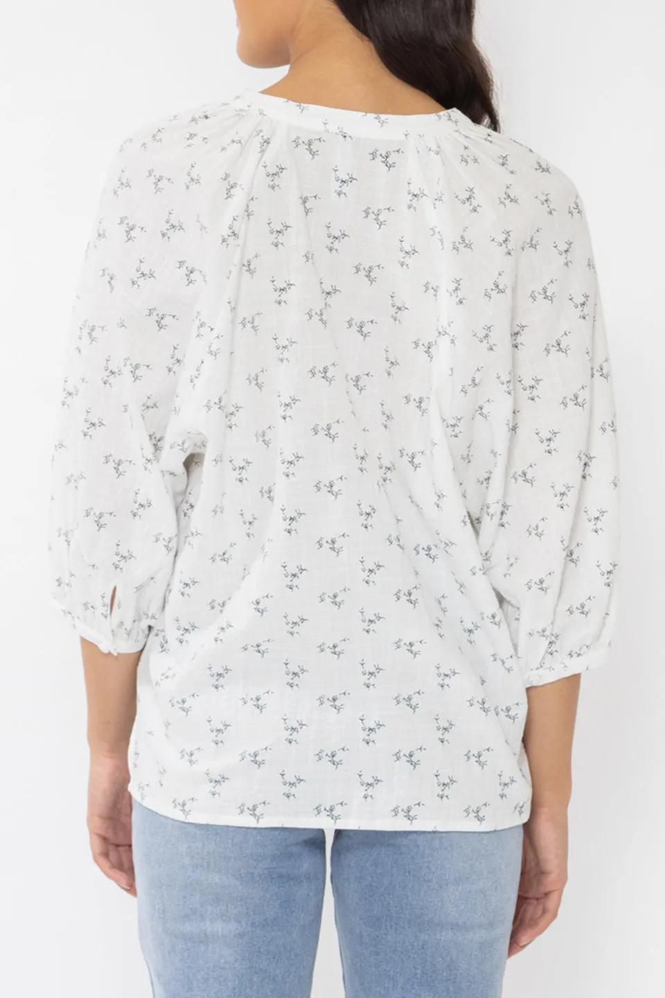 Harbour Ivory Spring Vine Raglan Sleeve Shirt