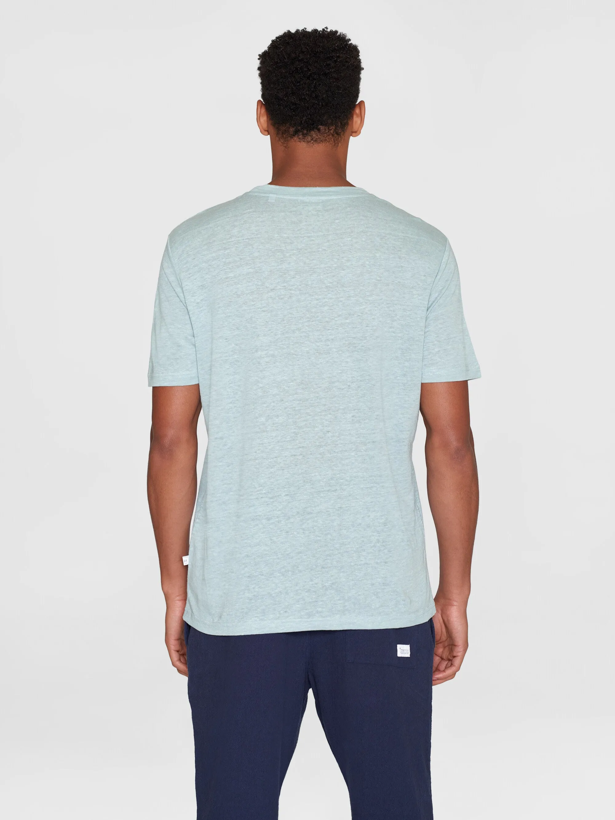 Linen t-shirt - Gray Mist