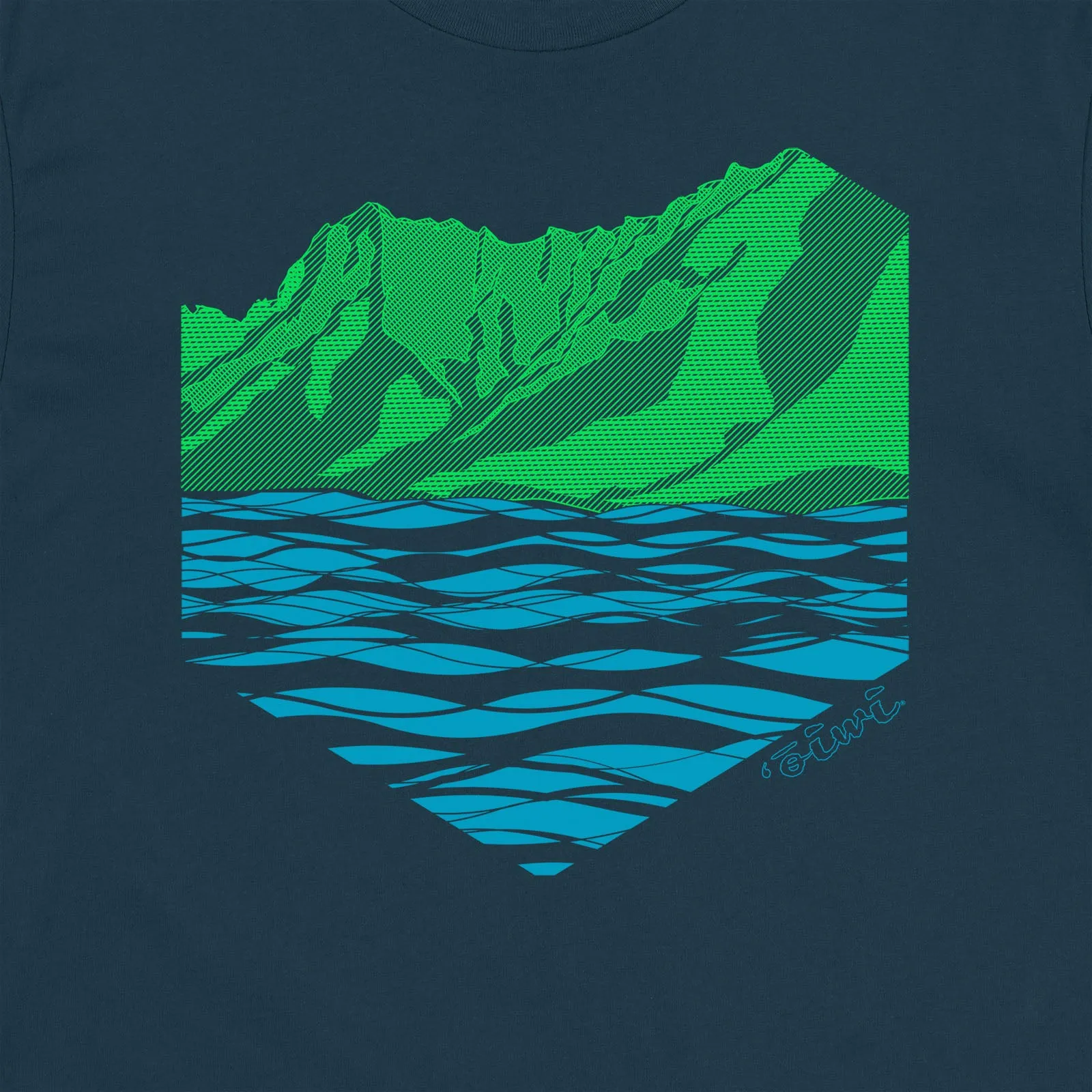 Mauka to Makai T-shirt in Indigo