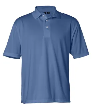 Men's Arrowhead Golf/Sports Polo: Moisture Free Mesh Light Blue