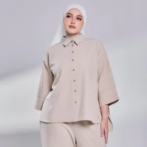 Ondara 3.0 Drop Shoulder Shirt - Beige