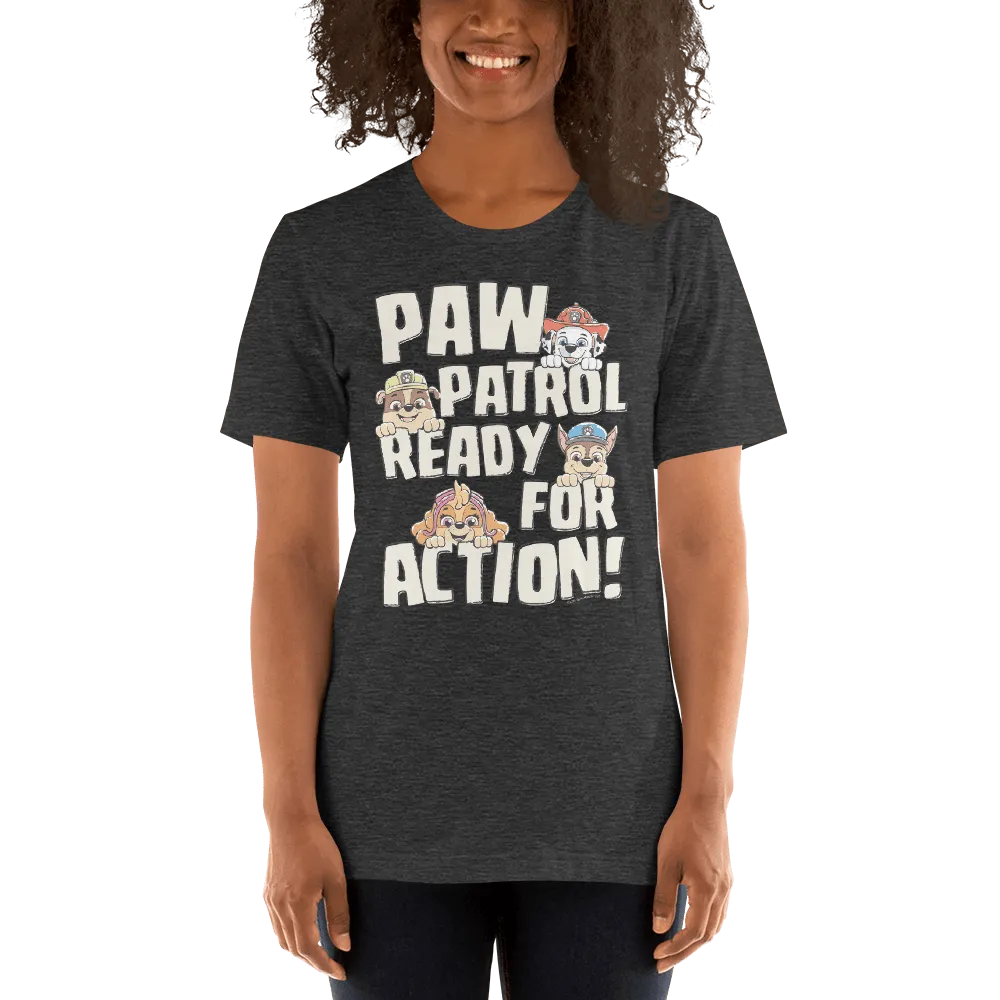 PAW Patrol Ready For Action Adult Short Sleeve T-Shirt