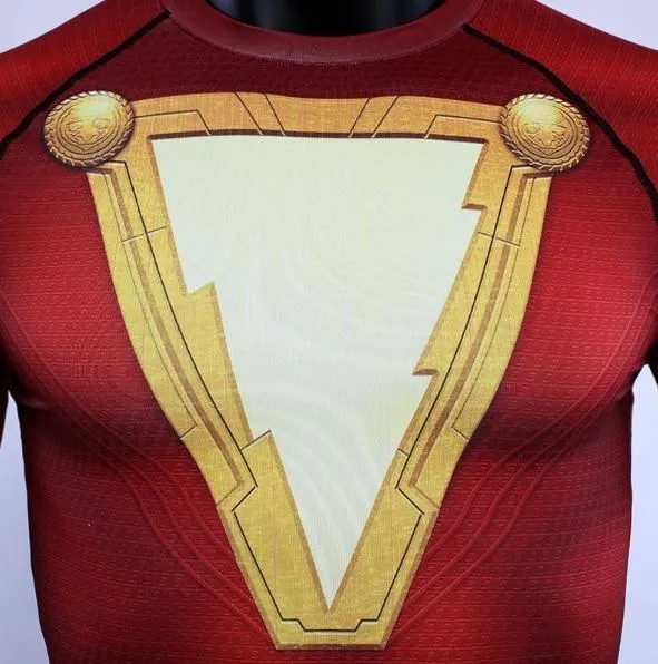 Shazam Short Sleeve Compression Rash Guard