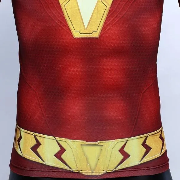Shazam Short Sleeve Compression Rash Guard