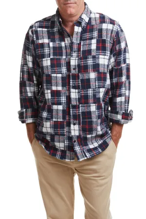 Straight Wharf Shirt Juno Patch Madras Flannel