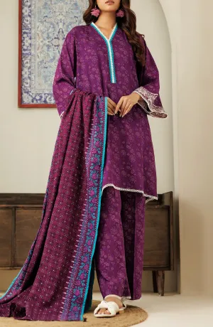 Unstitched | 3 Piece | Embroidered Linen | OTL-24-305